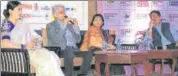  ??  ?? ‘It’s all in the Family’ with Lubna Salim, Javed Siddiqui & Salim Arif
