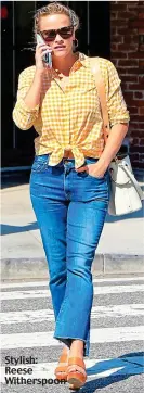  ??  ?? Stylish: Reese Witherspoo­n