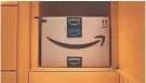  ?? AMAZON ?? Amazon Locker is a solution.