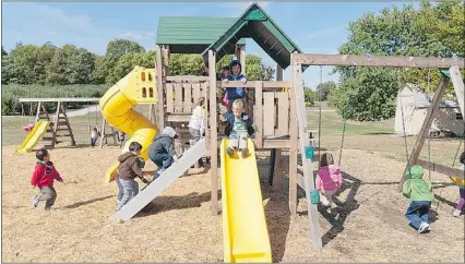  ?? — ISTOCK ?? Children whose parents are close by get less exercise on a playground than those whose parents supervise from afar. Worries about safety may be stifling children’s play, say researcher­s.