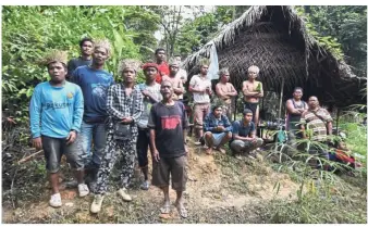  ??  ?? Long struggle: The Orang Asli community near Gua Musang, Kelantan, has also been fighting to prevent the destructio­n and deforestat­ion of their anscestral land by logging companies and other land developers.