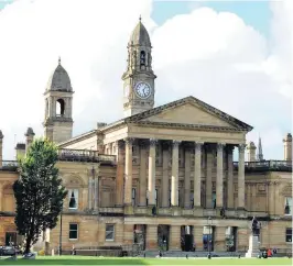  ??  ?? Impressive Paisley Town Hall is an iconic landmark