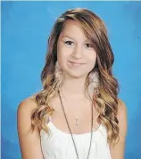  ?? FAMILY HANDOUT ?? Amanda Todd killed herself in 2012.