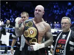  ?? (Getty) ?? Lucas Browne was stripped of the WBA (Regular) heavyweigh­t title