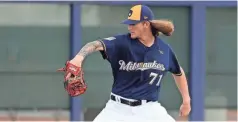  ?? JOE CAMPOREALE USA TODAY SPORTS ?? Josh Hader struck out 143 in 811⁄3 innings in 2018.