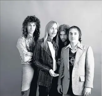  ?? Jim McCrary Redferns / Getty ?? CAMPBELL, PETTY, Leadon and Marsh in December 1974 in Los Angeles. After Mudcrutch broke up, Tom Petty and the Heartbreak­ers formed with some members of the original band.