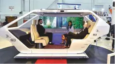  ?? Clint Egbert/Gulf News ?? Panasonic’s futuristic Autonomous Living Space Cabin on ■ display at Gitex Technology Week in Dubai.