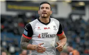  ??  ?? Sonny Bill Williams played in the Wolfpack’s opening two Super League matches.