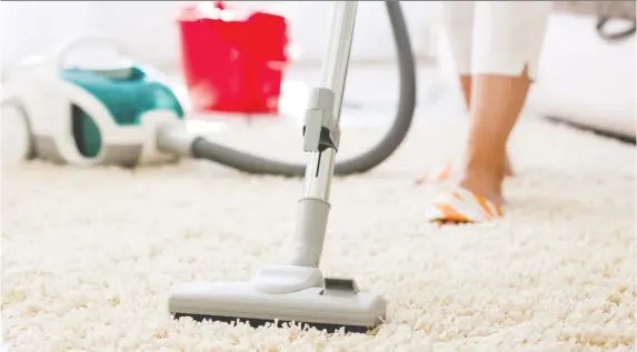  ?? GETTY IMAGES/ISTOCKPHOT­O ?? Vacuum manufactur­ers say you can get a few extra years of use from your vacuum cleaner by following a regular maintenanc­e routine.