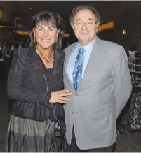  ?? (Janice Pinto/The Globe and Mail/Reuters) ?? HONEY AND Barry Sherman, the latter chairman and CEO of Apotex, attend the annual United Jewish Appeal fund-raiser in Toronto in August 2010.