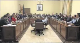  ?? DPT ?? El pleno de la Diputación de Teruel que se celebró ayer.