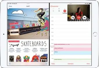  ??  ?? Picture-in-Picture mode on an iPad