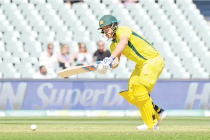  ??  ?? Captain Aaron Finch won man-of-the-match after Australia finally snapped their seven-game run of limited overs defeats with victory over South Africa on Friday. - AFP photo