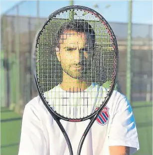  ?? Behind the racquet ?? Rubin, “detrás de la raqueta”, un espacio de confesione­s