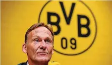  ?? FOTO: IMAGO ?? BVB-Geschäftsf­ührer Watzke präsentier­te die Bilanz.