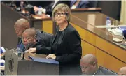  ?? /Sunday Times ?? Budget: Gauteng finance MEC Barbara Creecy says only ‘shovelread­y’ infrastruc­ture projects will be allocated funds.