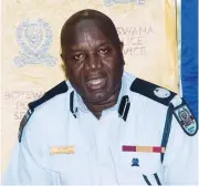  ?? Bony Bareki ?? BPS ACTING DIVISIONAL COMMANDER SOUTH CENTRAL: