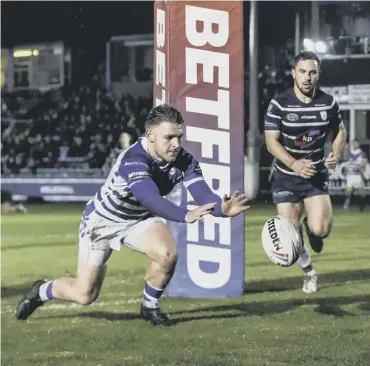  ?? ?? END OF THE ROAD: Halifax Panthers’ challenge came to an end with defeat to Feathersto­ne Rovers but they can look back on a good season. Picture: Simon Hall.