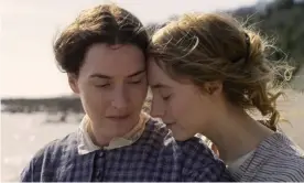  ??  ?? A sensorium of touch and taste … Kate Winslet and Saoirse Ronan in Ammonite. Photograph: TIFF