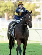  ?? GETTY IMAGES ?? Opie Bosson endured a few heartstopp­ing moments before Tofane was confirmed as the winner of the All Aged Stakes at Randwick.