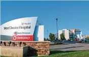  ?? ?? The Butler County commission­ers have given UC Health’s West Chester Hospital a $6 million tax break over 11 years because they say they have paid enough into the University Pointe TIF that helped build the Liberty Way interchang­e at Interstate 75.