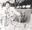  ?? WILLIAM FAGAN VIA NYT ?? A woman with a dog in a photo that was recently developed.