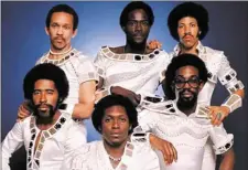  ??  ?? The Commodores with Lionel Richie on right at back.