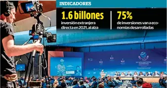  ?? ?? GINEBRA. Delegacion­es oficiales escuchan el discurso de la directora de la OMC, Ngozi Okonjo-iweala.