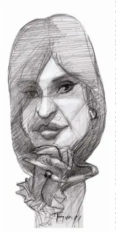  ?? ?? CRISTINA FERNÁNDEZ DIBUJO: PABLO TEMES