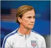  ?? GETTY IMAGES ?? When Jill Ellis (left) bids to complete the Americans’ title defense against Dutch counterpar­t Sarina Wiegman today, it will be only the second Women’s World Cup final contested by two female head coaches.