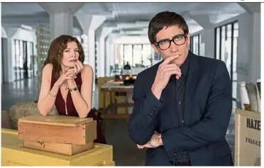  ?? — Netflix ?? Russo (left) and Gyllenhaal in a scene from Velvet Buzzsaw.