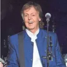  ?? SCOTT AUDETTE/AP ?? Paul McCartney performs in Tampa, Florida, in 2017. His album, “McCartney III,” is out Friday.