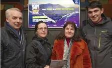  ??  ?? Colm Kelliher, Sandra Fleming, Julia Deady and Robert Fell pictured at the launch of the Killarney Mountain Festival.