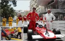  ?? ?? Le pilote monégasque Charles Leclerc avec son aîné, Jacky Ickx.