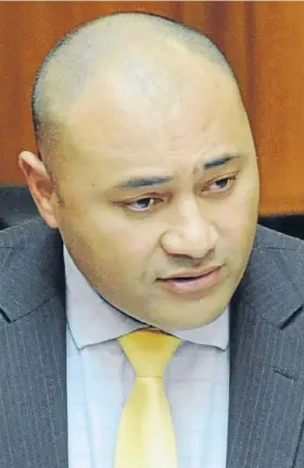  ?? Photo: NZPA ?? Family values: National MP Peseta Sam Lotu-liga credits his parents for his work ethic.