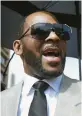  ?? AP 2019 ?? R&B singer R. Kelly was sentenced in June to 30 years in prison during a previous trial in New York.