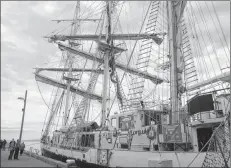  ?? SARA ERICSSON ?? A sideview of the Lord Nelson, built in the United Kingdom in 1985.