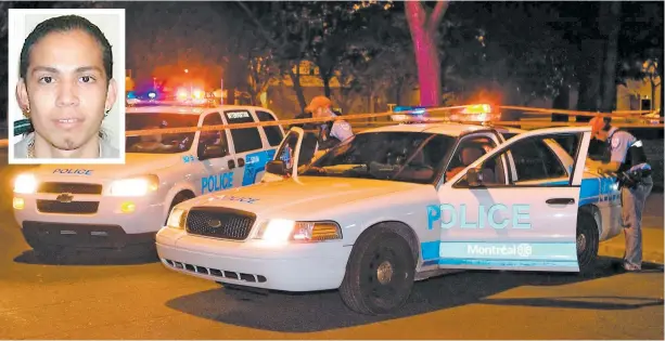  ?? PHOTOS D’ARCHIVES ?? Cette photo montre l’interventi­on policière qui s’est terminée par le décès de Fredy Villanueva (en mortaise) à Montréal en 2008.