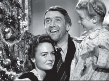  ?? ?? A scene from “It’s a Wonderful Life.”