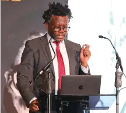  ?? ?? WHAT WOULD GONIWE DO? … The People’s Advocate, Tembeka Ngcukaitob­i, delivered the 2022 Matthew Goniwe Memorial Lecture, honouring the legacy of one of the finest South Africans.