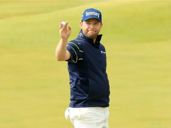  ??  ?? Branden Grace shot eight under par during the third round (Getty)