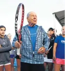  ?? THE NEW YORK TIMES ?? Tennis coach Nick Bollettier­i at IMG Academy in 2013.