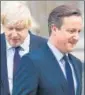  ?? AFP/FILE ?? David Cameron (right) and Boris Johnson