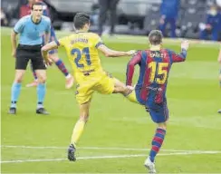  ?? // AFP ?? Lenglet cometió un fatídico penalti contra el Cádiz