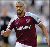  ??  ?? MAKING HIS MARK: Benrahma has looked sharp in pre-season for West Ham