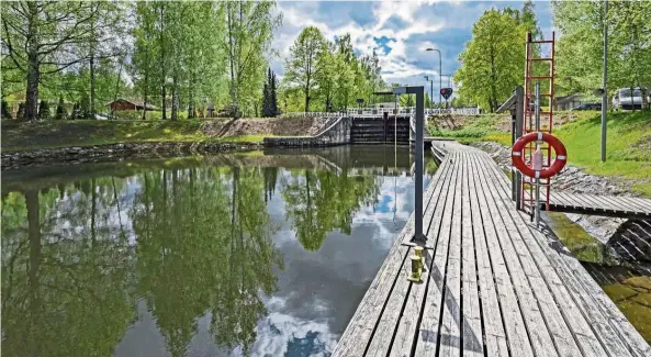  ??  ?? Gateway to Vaaksy Canal – an important transporta­tion channel that connects Lake Vesijarvi, lake Paijanne and the most popular freshwater canal in Finland. The canal was built in 1869-71 and completed in 1903-06. — AFP Relaxnews