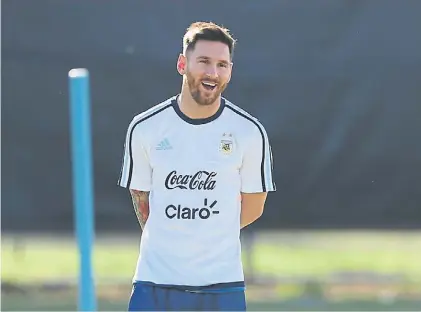  ?? FERNANDO DE LA ORDEN ?? Messi. Confía en la Selección y desconfía de Venezuela: “Llegaron por mérito propio”.