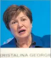  ?? ?? Funcionari­a. Kristalina Georgieva, directora del Fondo Monetario.