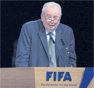  ?? Clive rose / fifa ?? Ya en 2010 el vicepresid­ente de la FiFa tenía contacto con emisarios qataríes