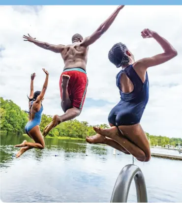  ?? ?? SWIMMING AT WAKULLA SPRINGS STATE PARK • VISIT TALLAHASSE­E